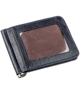 Практичний Затискач для чоловіків на магніті ST Leather 18939 Синій