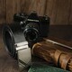 Ремень мужской c затемненной металлической пряжкой Vintage 20208 Черный фото