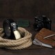 Ремень мужской автомат сasual Vintage 20122 Черный фото