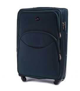 Чемодан Wings 1708 маленький S зеленый 4 колесный фото, картинка, изображение