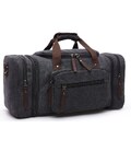 Дорожная сумка текстильная Vintage 20080 Черная