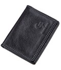 Обложка для водительских прав гладкая кожа GRANDE PELLE 11193 Черная