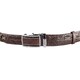 Ремень-автомат CROCODILE LEATHER 18240 из натуральной кожи крокодила Коричневый фото