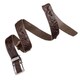 Ремень-автомат CROCODILE LEATHER 18240 из натуральной кожи крокодила Коричневый фото