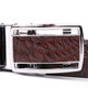 Ремень-автомат CROCODILE LEATHER 18240 из натуральной кожи крокодила Коричневый фото