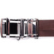 Ремень-автомат CROCODILE LEATHER 18240 из натуральной кожи крокодила Коричневый фото