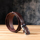 Ремень-автомат CROCODILE LEATHER 18240 из натуральной кожи крокодила Коричневый фото