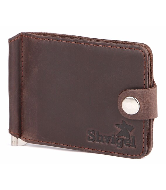 Затискач для купюр SHVIGEL 13786 Коричневий