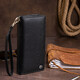 Вертикальный кошелек кожаный женский ST Leather 19274 Черный фото