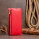Вертикальный кошелек на кнопке женский ST Leather 19202 Красный фото