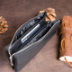 Вместительный клатч на два отделения женский ST Leather 19246 Черный фото