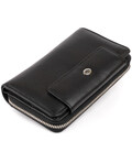 Кошелек из кожи на защелке ST Leather 19339 Черный