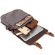 Сумка почтальонка текстильная Vintage 20605 Серая фото