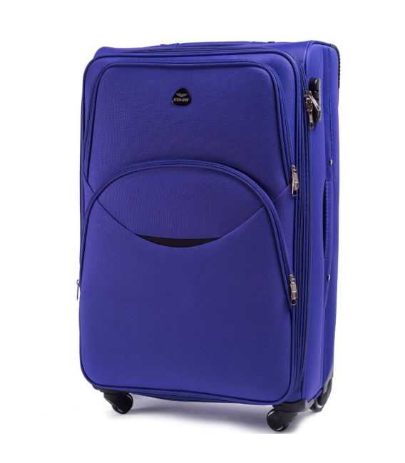 Чемодан Wings 1708 Midi фиолетовый 4 колесный фото, картинка, изображение