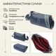 Женская практичная сумка через плече из натуральной кожи Vintage 22287 Синяя фото