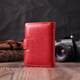 Вместительная визитница из натуральной кожи ST Leather 22470 Красный фото
