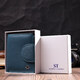 Красивое кожаное портмоне с монетницей снаружи для стильных женщин ST Leather 19457 Бирюзовый фото