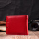 Яркое женское портмоне с блоком для карт из натуральной кожи ST Leather 19471 Красный фото