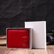 Яркое женское портмоне с блоком для карт из натуральной кожи ST Leather 19471 Красный фото