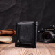 Универсальная модель кошелька из натуральной кожи ST Leather 19474 Черный фото