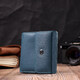 Стильный женский кошелек среднего размера из натуральной кожи ST Leather 19497 Бирюзовый фото