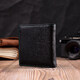 Женский оригинальный кошелек среднего размера из натуральной кожи ST Leather 19500 Черный фото