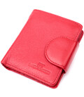 Женский яркий кошелек вертикального типа из натуральной кожи ST Leather 22453 Красный