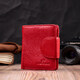 Женский яркий кошелек вертикального типа из натуральной кожи ST Leather 22453 Красный фото