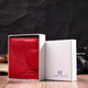 Женский яркий кошелек вертикального типа из натуральной кожи ST Leather 22453 Красный фото