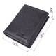 Вертикальный кошелек для стильных мужчин из натуральной кожи ST Leather 22464 Черный фото