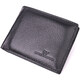 Удобное мужское портмоне из натуральной кожи ST Leather 22482 Черный фото