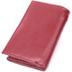 Кожаный женский кошелек в три сложения ST Leather 22489 Бордовый фото
