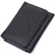 Кожаный лаконичный кошелек для женщин ST Leather 22506 Черный фото