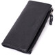 Женский кошелек-клатч с двумя молниями из натуральной кожи ST Leather 22527 Черный фото