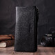 Женский кошелек-клатч с двумя молниями из натуральной кожи ST Leather 22527 Черный фото
