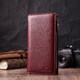 Современный кошелек-клатч для стильных женщин из натуральной кожи ST Leather 22534 Бордовый фото