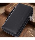 Чоловічий шкіряний клатч для карток купюр та документів ST Leather 22684 Чорний