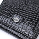 Женский компактный кошелек из натуральной лакированной кожи ST Leather 22688 Черный фото
