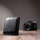 Женский компактный кошелек из натуральной лакированной кожи ST Leather 22688 Черный фото