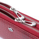 Фактурный клатч на два отделения из лакированной натуральной кожи ST Leather 22692 Красный фото