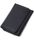 Красивое женское портмоне с монетницей из натуральной кожи ST Leather 22728 Черный
