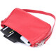 Яркая сумка багет с цепочкой и съемным ремешком из натуральной кожи Shvigel 22836 Красная фото