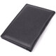Стильная обложка на паспорт универсального формата из натуральной кожи ST Leather 23078 Черный фото