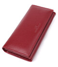Элегантный кошелек у два сложения из натуральной кожи ST Leather 23065 Бордовый