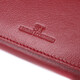Элегантный кошелек у два сложения из натуральной кожи ST Leather 23065 Бордовый фото
