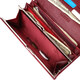 Элегантный кошелек у два сложения из натуральной кожи ST Leather 23065 Бордовый фото