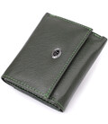 Женский миниатюрный кошелек из натуральной кожи ST Leather 23083 Зеленый