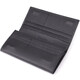 Женский вертикальный кошелек из натуральной кожи ST Leather 23084 Черный фото