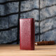 Вместительный женский кошелек из натуральной кожи ST Leather 23089 Бордовый фото
