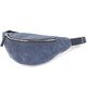 Мужская бананка отменного качества из винтажной натуральной кожи Shvigel 23141 Синий фото